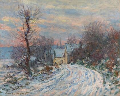 L’entrÃ©e De Giverny En Hiver