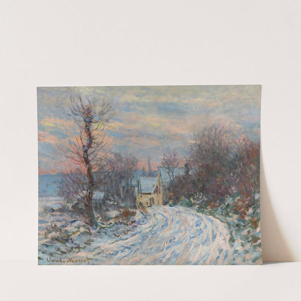 L’entrée De Giverny En Hiver (1885) by Claude Monet