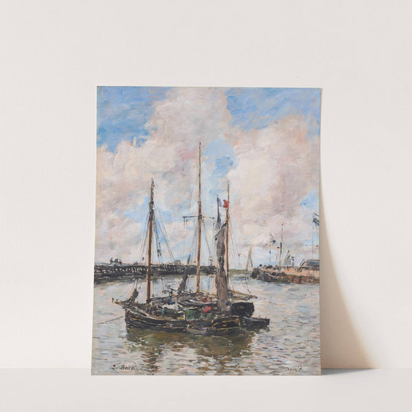 L’entrée du port de Trouville (1894) by Eugène Boudin