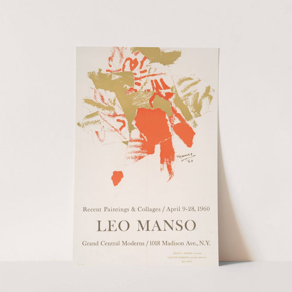 Leo Manso, recent paintings and collages by Leo Manso