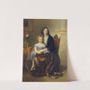 Leonie Gräfin Lanckorońska, geb. Gräfin Potocka, mit ihrem Sohn Karl (1852) by Karl von Blaas