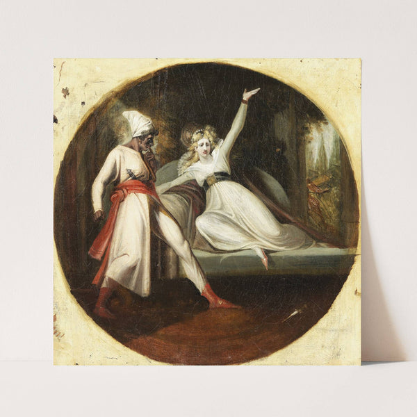 Leonora Discovers Alonzo’s Dagger by Henry Fuseli