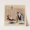 L’Epée de Damoclès (1833) by Honoré Daumier