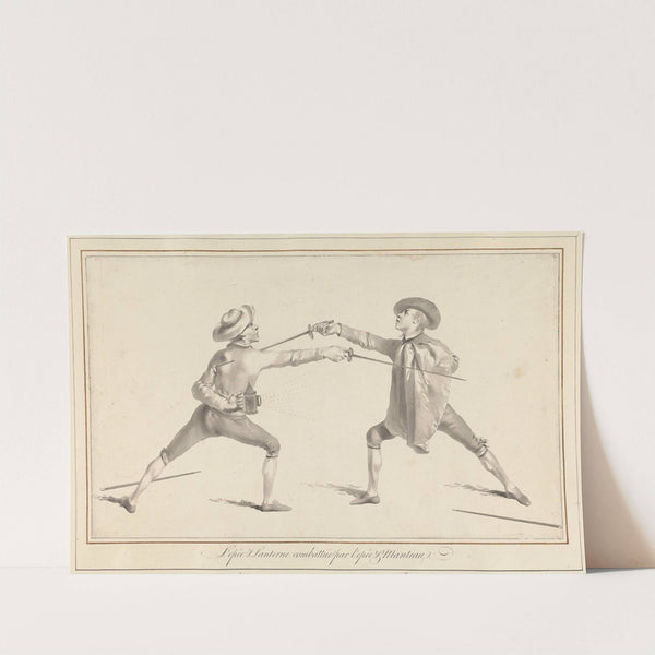 L&#039;Epée &amp; Lanterne Combattüe par L&#039;Epée et Manteau by James Gwin
