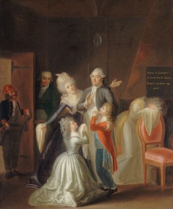Les adieux de Louis XVI à sa famille, le 20 janvier 1793 — size preview