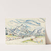 Les Alpilles Vue Depuis Saint-Rémy-De-Provence by Paul Signac