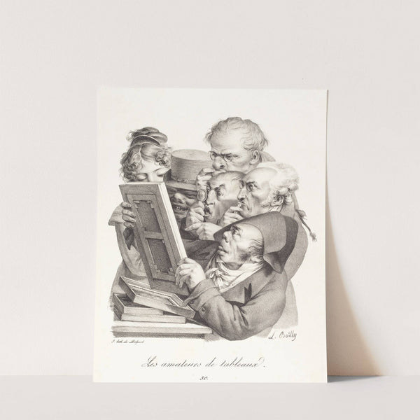 Les amateurs de tableaux (The Picture Enthusiasts) (1823) by Louis Léopold Boilly