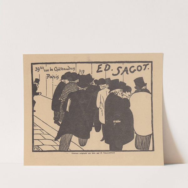 Les amateurs d’estampes – 39 bis rue de Châteaudun, Paris (1892) by Félix Vallotton