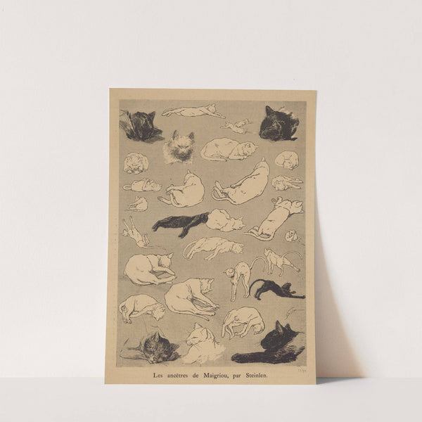 Les ancêtres de Maigriou (1884) by Théophile Alexandre Steinlen