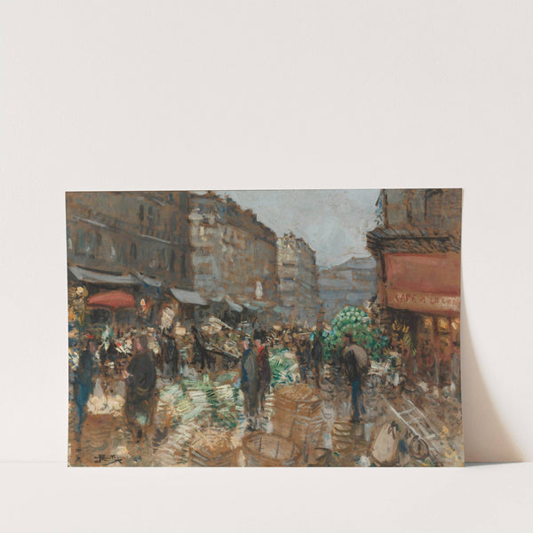 Les Anciennes Halles by Pierre-Eugène Montézin