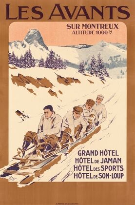 Les Avants. Grand Hôtel de Jaman, Hôtel des Sports et Hôtel de Son-Loup (1904)