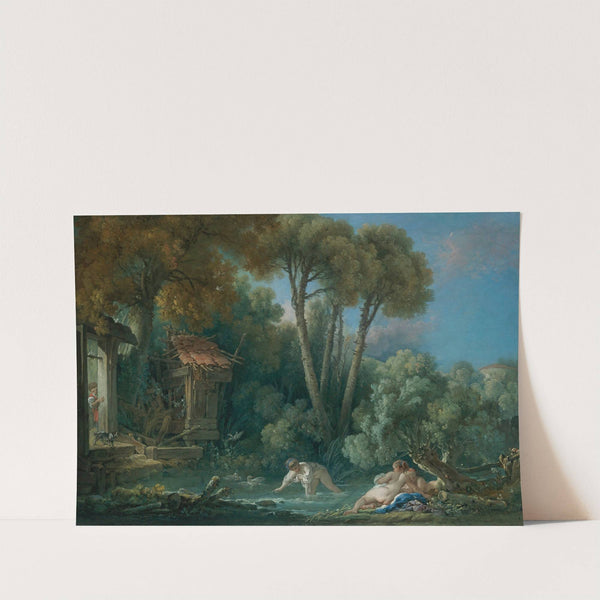 Les Baigneuses(Swimmers) by François Boucher