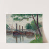 Les bords de la Seine près de la Roche-Guyon (1935) by Maximilien Luce
