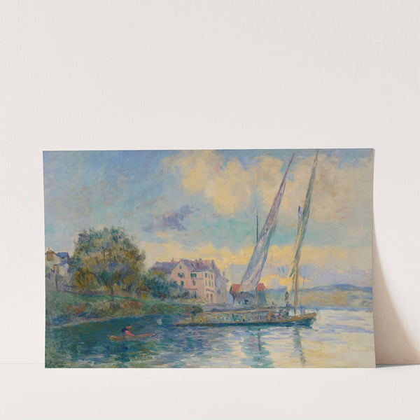Les Bords Du Lac De Gèneve, À Saint-Gingolph (1900) by Albert Lebourg