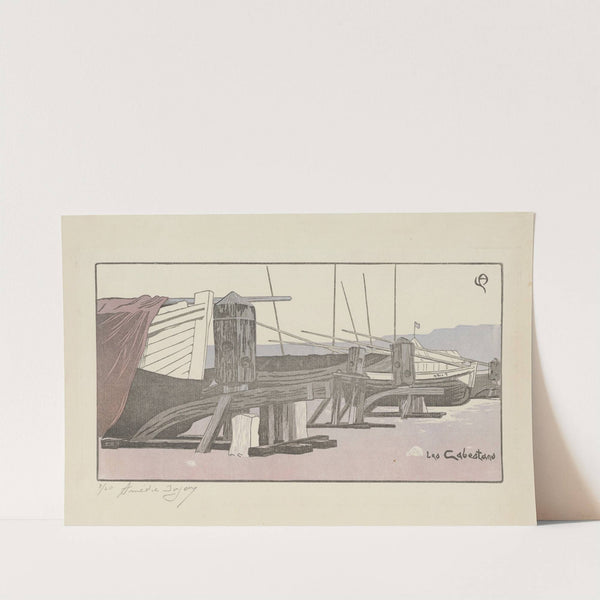Les Cabestans (Yport) (1902) by Amédée Joyau