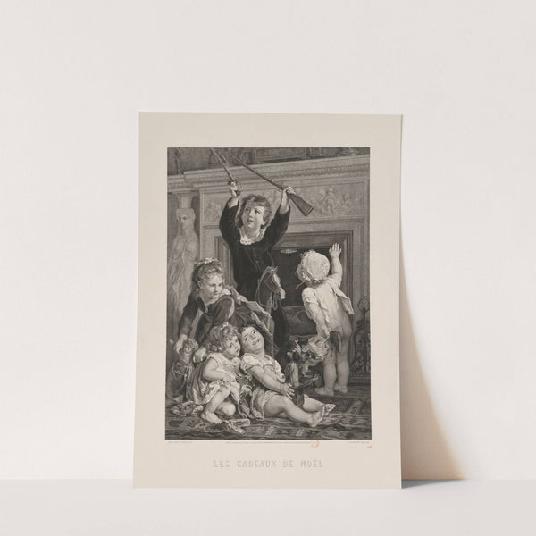 Les Cadeaux de Noël (1876) by Timoléon Lobrichon