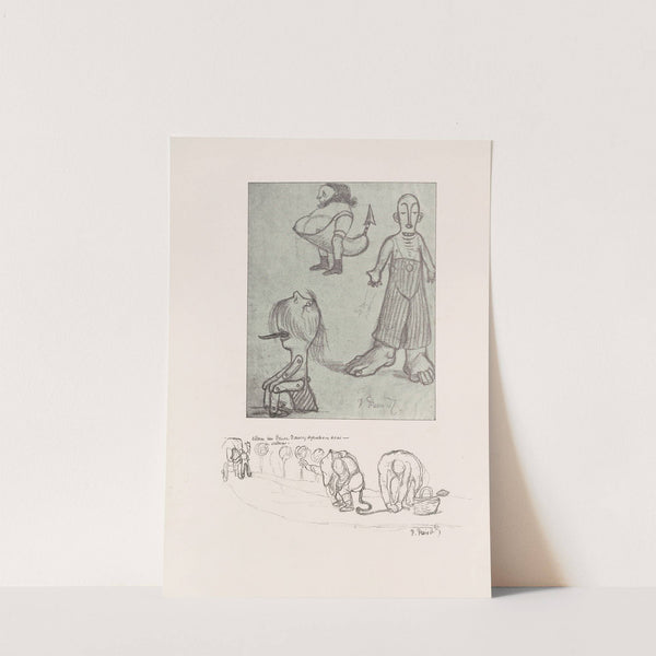 Les caricatures de Puvis de Chavannes Pl.11 by Pierre Puvis de Chavannes