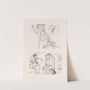 Les caricatures de Puvis de Chavannes Pl.17 by Pierre Puvis de Chavannes