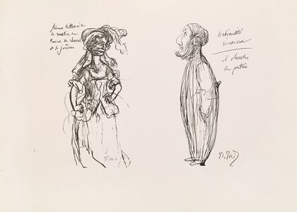 Les caricatures de Puvis de Chavannes Pl.30