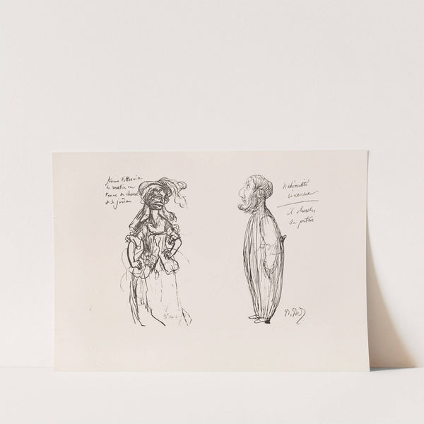Les caricatures de Puvis de Chavannes Pl.30 by Pierre Puvis de Chavannes