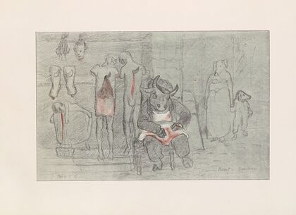 Les caricatures de Puvis de Chavannes Pl.35