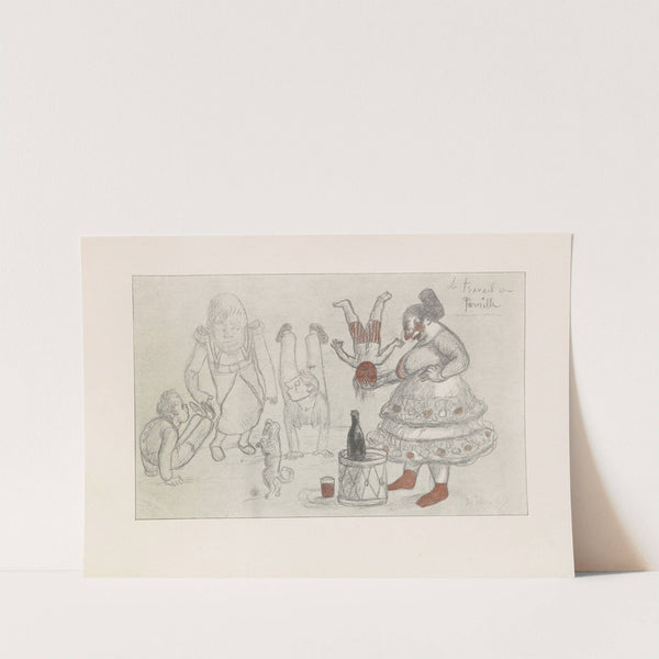 Les caricatures de Puvis de Chavannes Pl.38 (1906) by Pierre Puvis de Chavannes