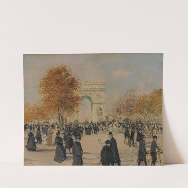 Les Champs-Élysées by Jean François Raffaëlli