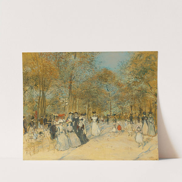Les Champs-Élysées by Jean François Raffaëlli