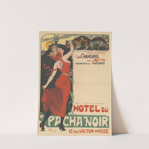 Les chansons de la Butte. Hôtel du Pacha noir (1899) by Jules-Alexandre Grün