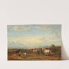 Les Chevaux Camarguais by Félix Ziem