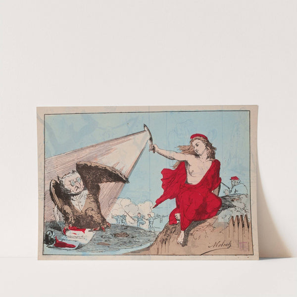 Les circulaires de Mr. Thiers. Pouah by Moloch (Alphonse Hector Colomb)