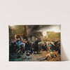 Les combats dans Bazeilles (1879) by Juan León Pallière