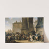 Les Conscrits de 1807 Défilant Devant La Porte Saint-Denis (1808) by Louis Léopold Boilly