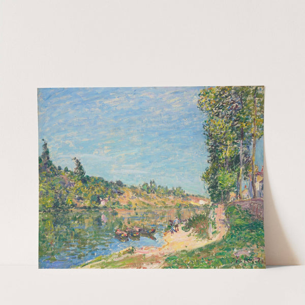 Les Coteaux de La Celle, après Saint-Mammès (1884) by Alfred Sisley