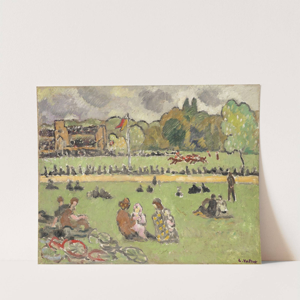 Les Courses by Louis Valtat
