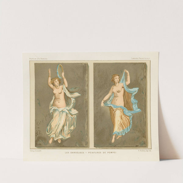 Les danseuses–peintures de Pompei (1880) by Fraillery