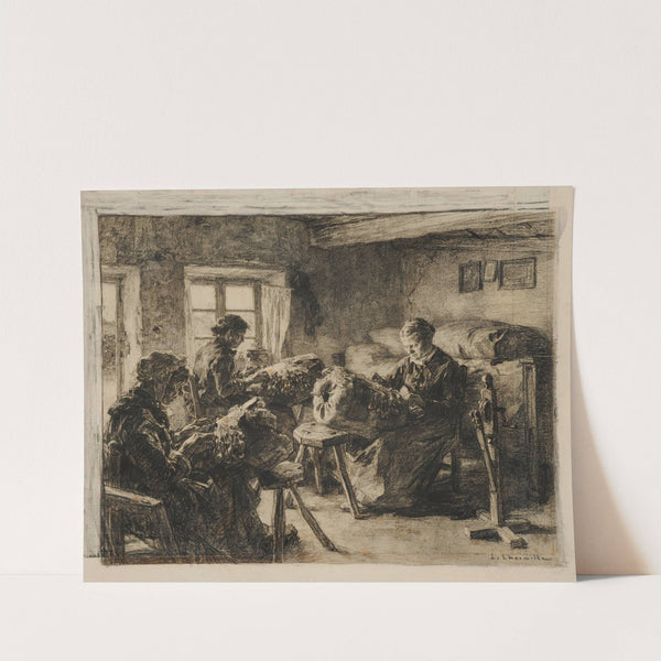 Les Dentellières des Vosges by Léon Augustin Lhermitte