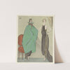 Les deux soeurs ; Manteau et robe pour le soir, de Beer by Mario Simon