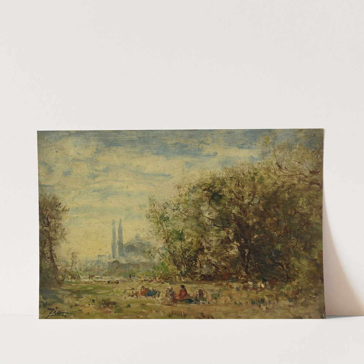 Les eaux douces d’Asie, environs de Constantinople (1880-1890) by Félix Ziem