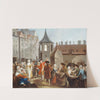 Les Écosseuses de pois de la Halle (1759) by Etienne Jeaurat