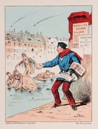 Les effets du bombardement. (1871)