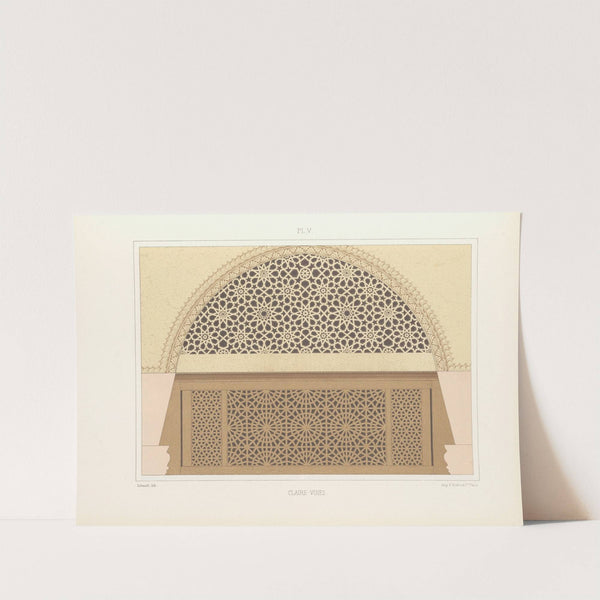 Les éléments de l&#039;art arabe pl 195 by Jules Bourgoin