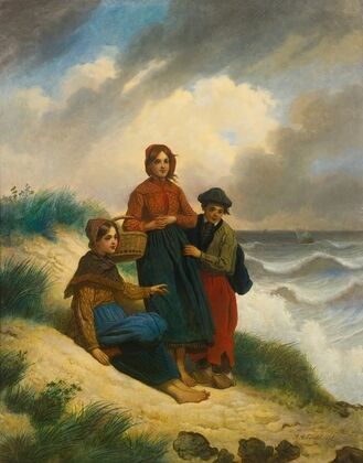 Les Enfants Sur La Plage, Ou L’attente Du PÃªcheur