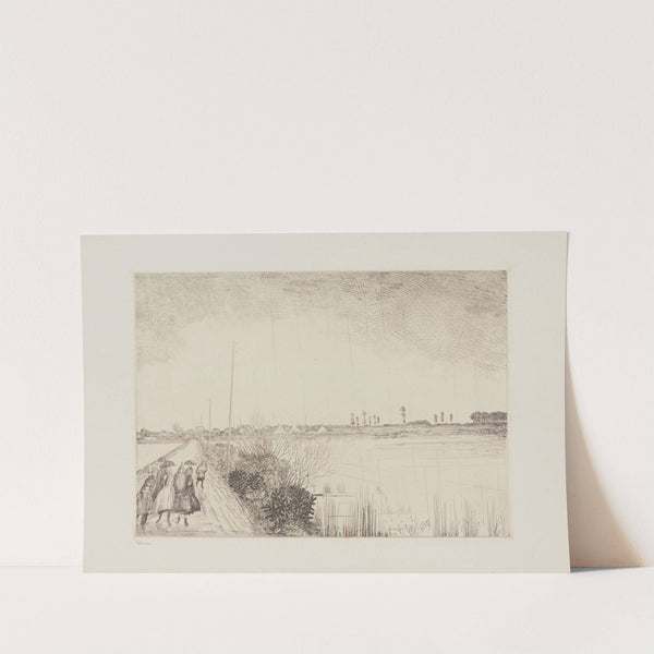 Les enfants sur la route (1932) by Jean-Émile Laboureur