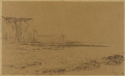 Les falaises à Etretat — size preview