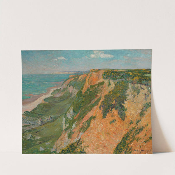Les Falaises rouges d’Octeville, Seine-Inférieure (1905) by Maxime Maufra