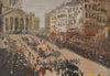 Les funérailles de Victor Hugo, le cortège rue Soufflot