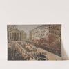 Les funérailles de Victor Hugo, le cortège rue Soufflot by Edmond Lachenal