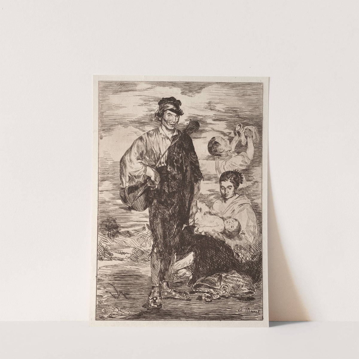 Les Gitanos (1862) by Édouard Manet