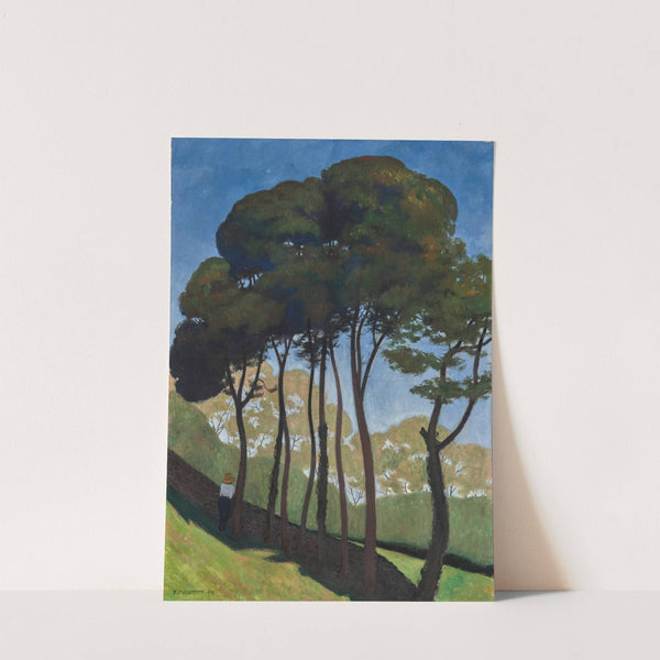 Les Grands Arbres, environs d’Honfleur (1909) by Félix Vallotton